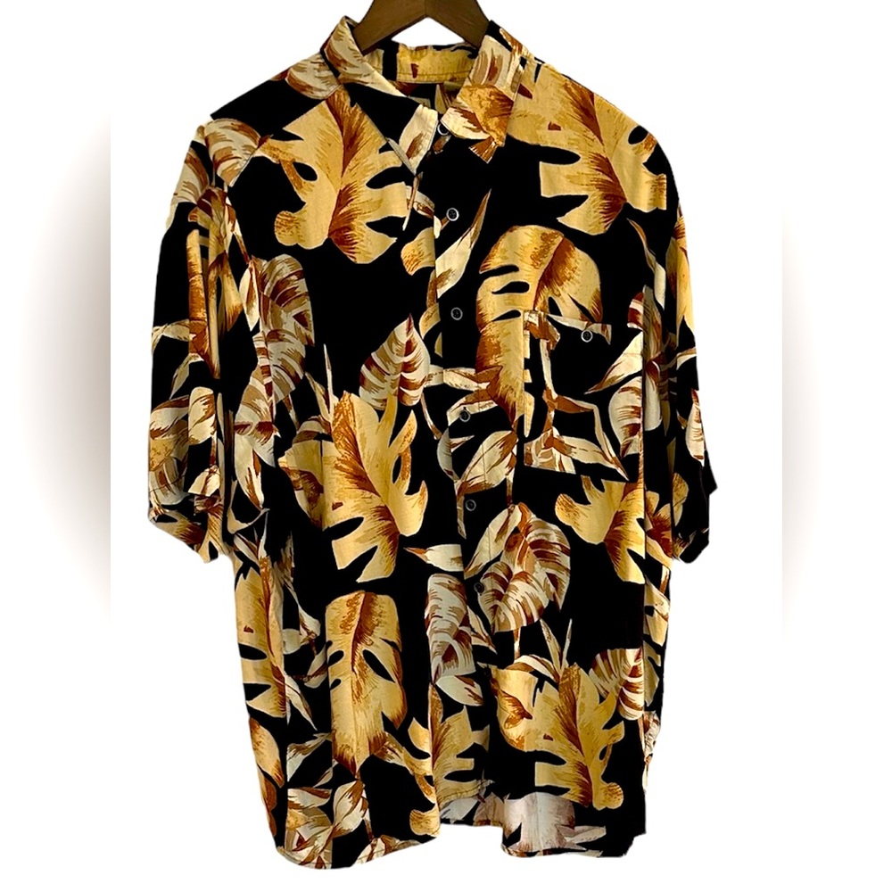 Natural Issues short sleeve button-down shirt, tropical Men XL